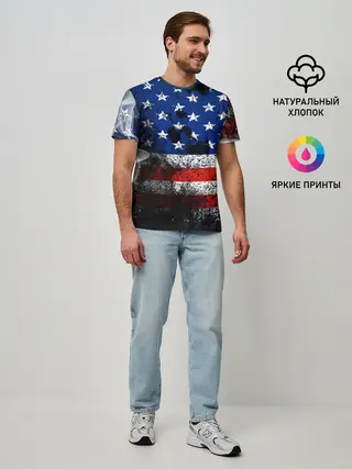 Мужская базовая футболка / США