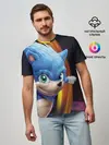 Мужская базовая футболка / Sonic