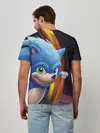 Мужская базовая футболка / Sonic