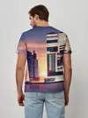 Мужская базовая футболка / Ночной Город