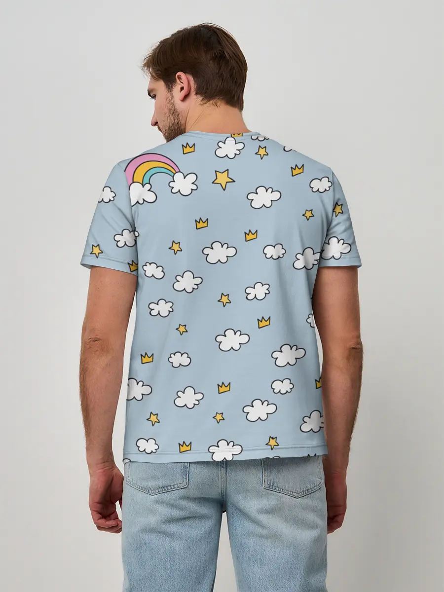 Мужская базовая футболка / Винил Скрэтч