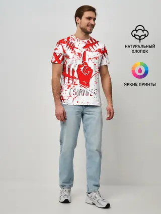 Мужская базовая футболка / Dead by Daylight.