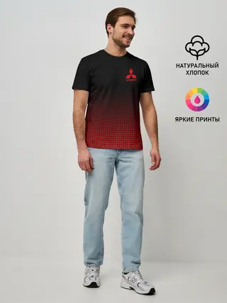 Мужская базовая футболка / MITSUBISHI SPORT