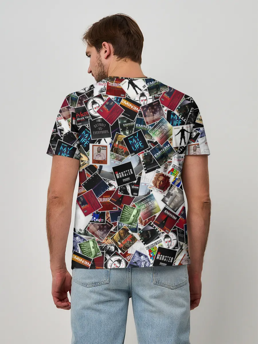 Мужская базовая футболка / Дискография EMINEM