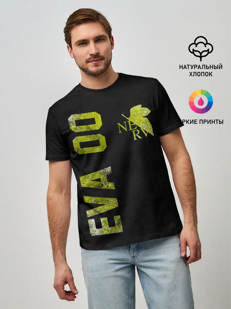 Мужская базовая футболка / EVANGELION 00