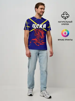 Мужская базовая футболка / ЦСКА