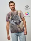 Мужская базовая футболка / Волк