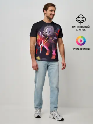 Мужская базовая футболка / UNDERTALE