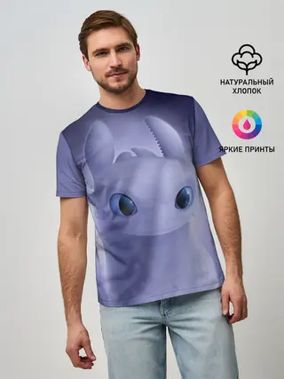Мужская базовая футболка / Как приручить дракона