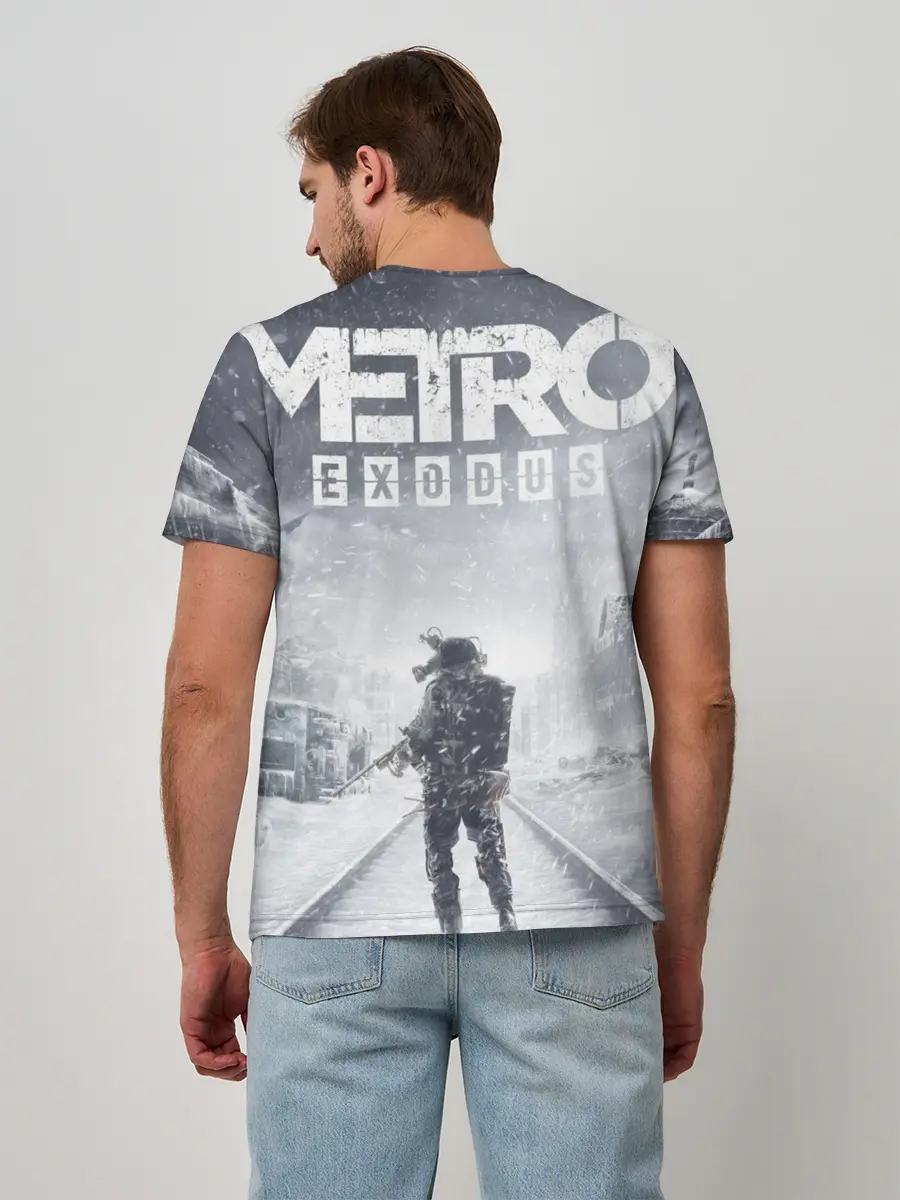 Мужская базовая футболка / Metro Exodus: Артём