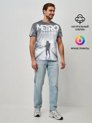 Мужская базовая футболка / Metro Exodus: Артём