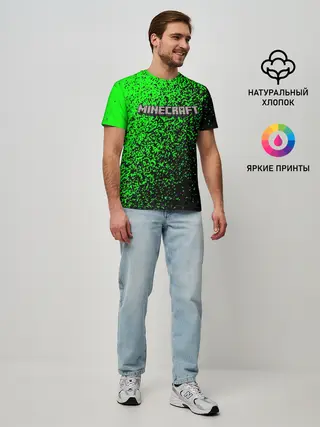 Мужская базовая футболка / MINECRAFT
