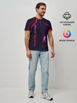 Мужская базовая футболка / CS:GO