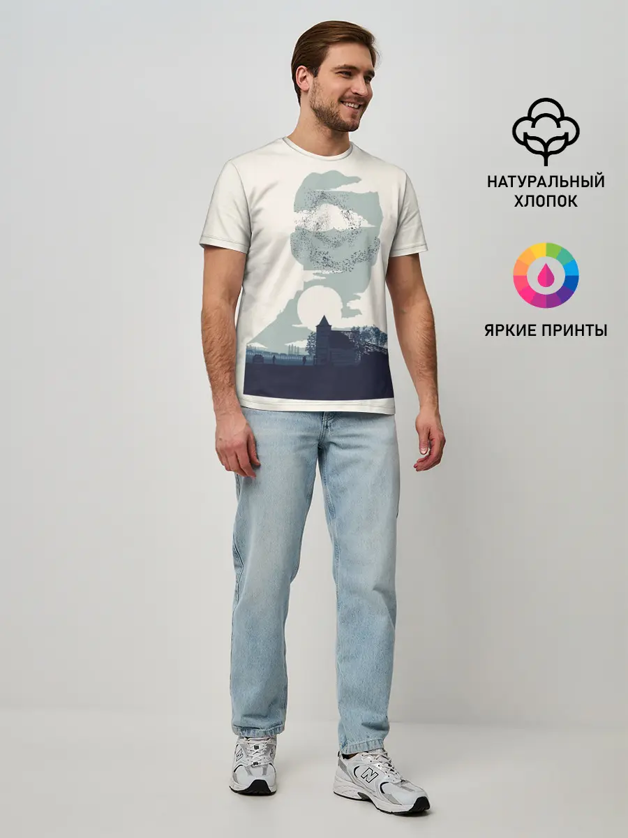 Мужская базовая футболка / Настоящий детектив