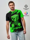 Мужская базовая футболка / MINECRAFT CREEPER