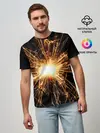 Мужская базовая футболка / фейерверк души