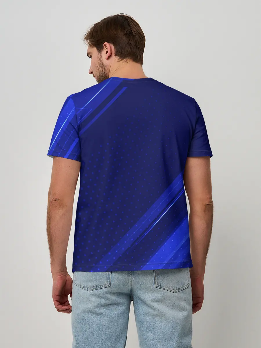 Мужская базовая футболка / BABY SHARK / БЭБИ ШАРК.