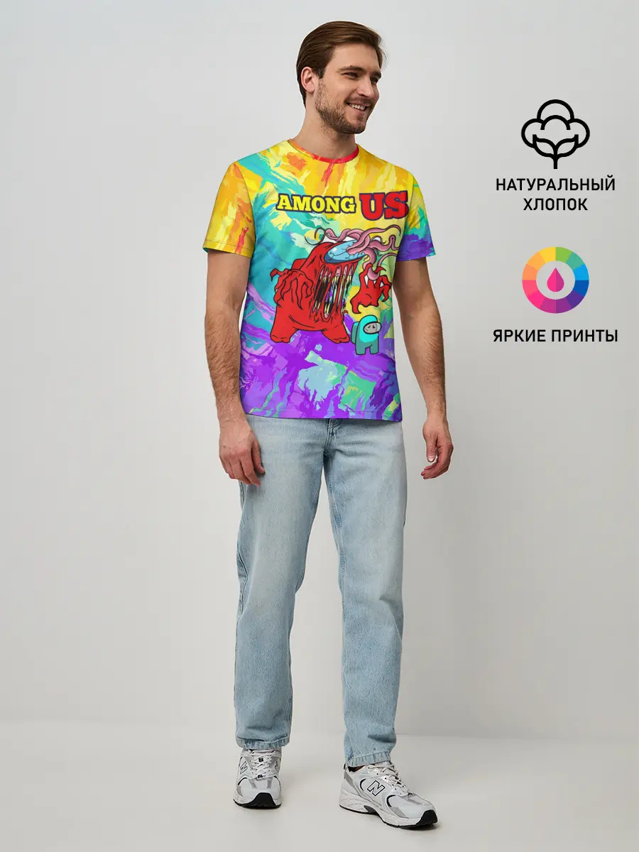 Мужская базовая футболка / Among Us