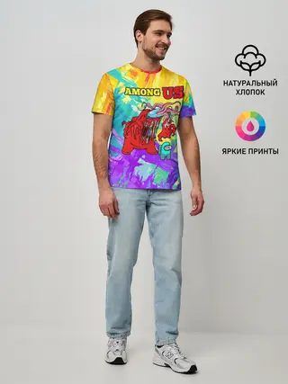 Мужская базовая футболка / Among Us