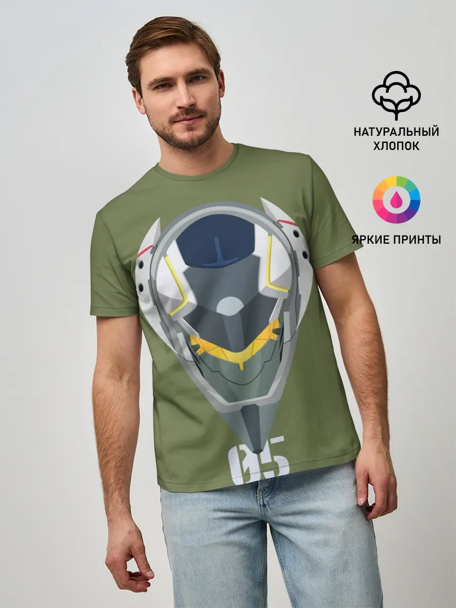 Мужская базовая футболка / Евангелион