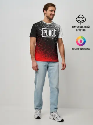 Мужская базовая футболка / PUBG