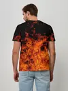 Мужская базовая футболка / Огонь