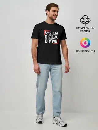 Мужская базовая футболка / System of a Down