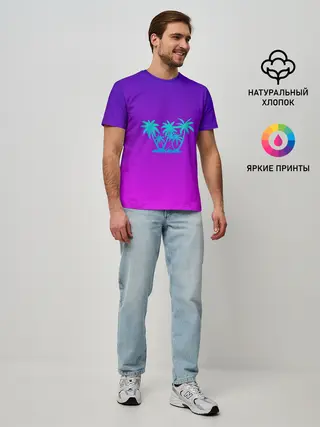 Мужская базовая футболка / Summer New