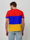 Мужская базовая футболка / Армения. Флаг.