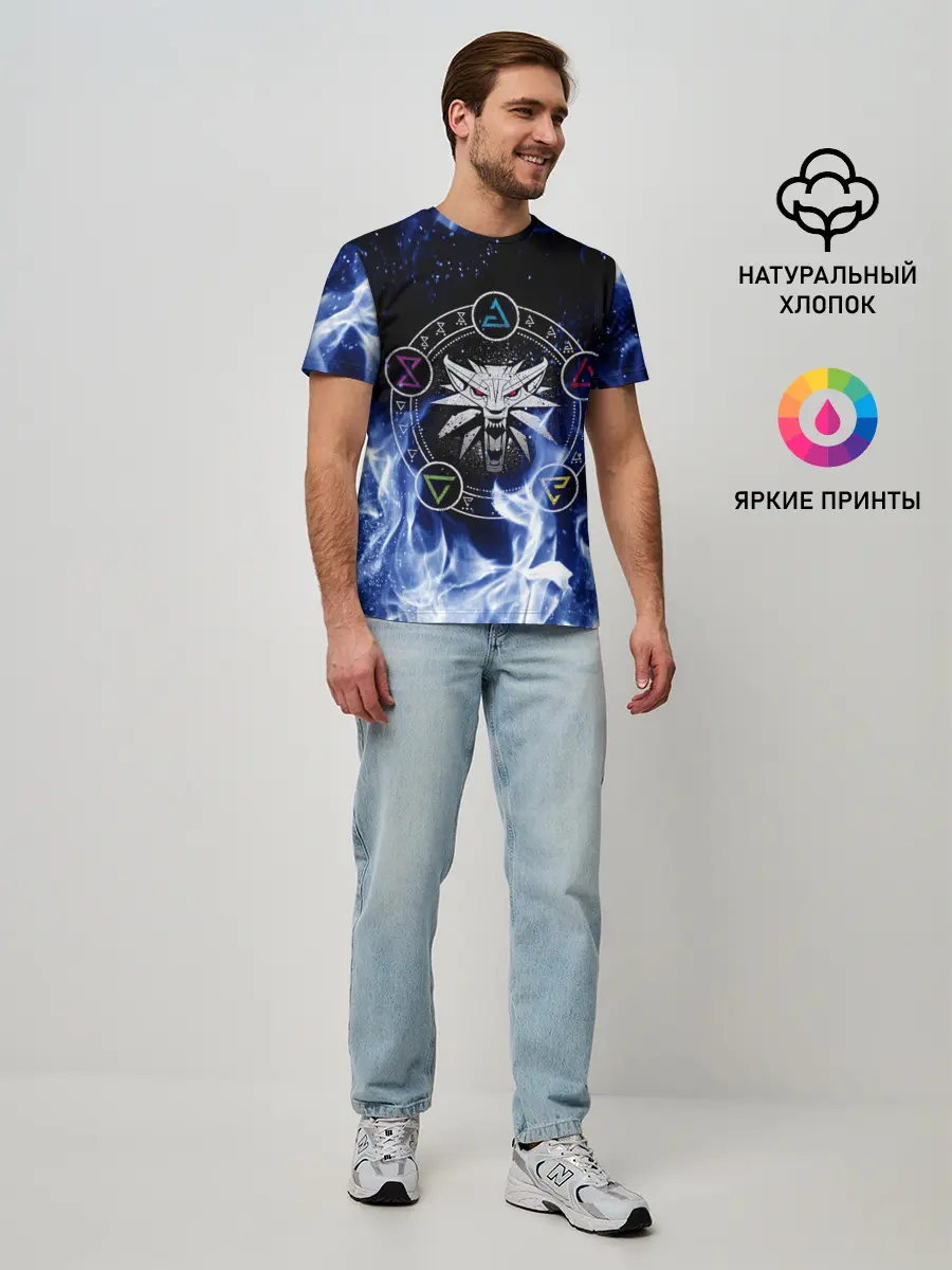 Мужская базовая футболка / ВЕДЬМАК