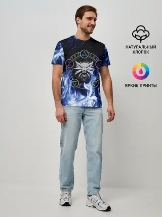 Мужская базовая футболка / ВЕДЬМАК