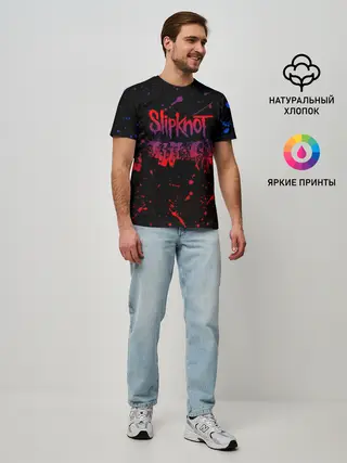 Мужская базовая футболка / SLIPKNOT