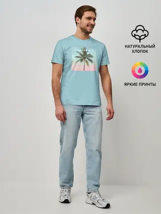 Мужская базовая футболка / Летние ощущения