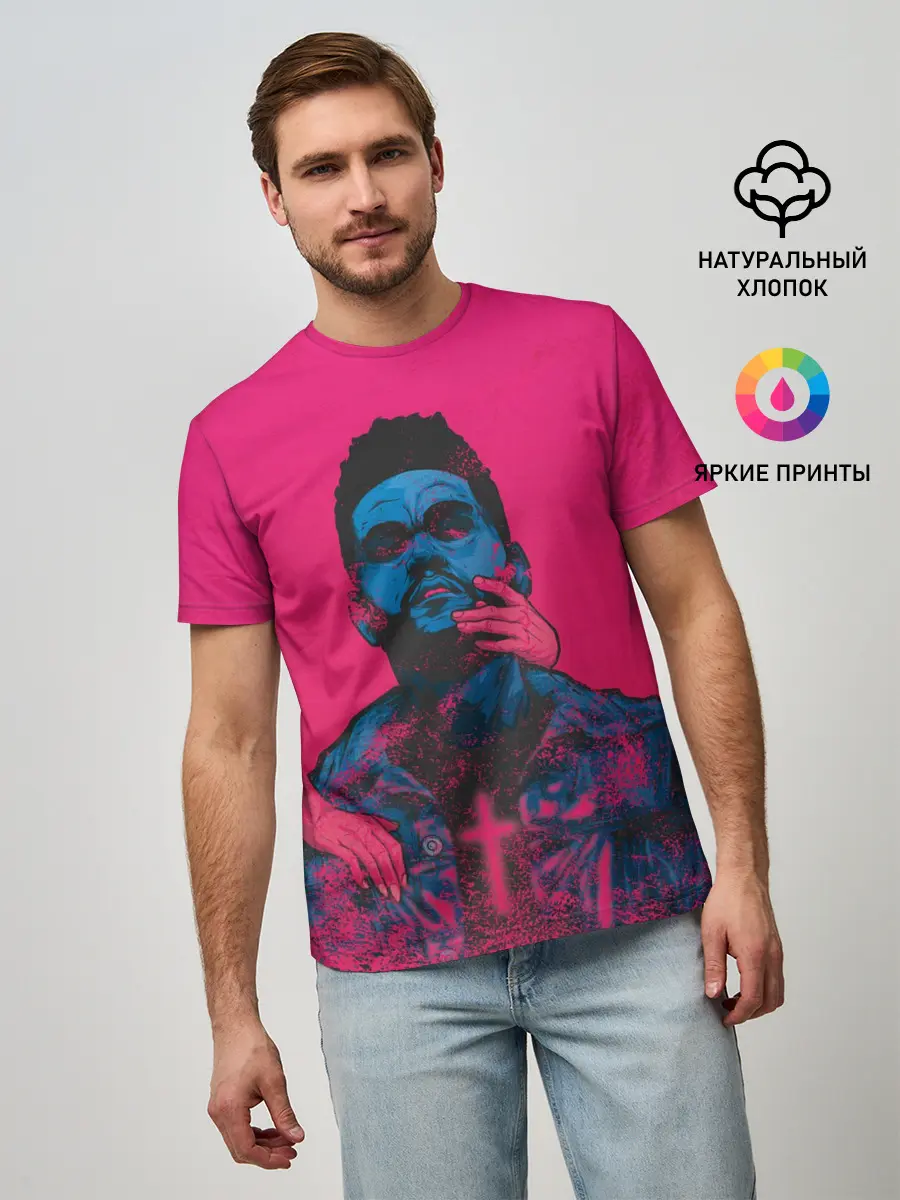 Мужская базовая футболка / The Weeknd