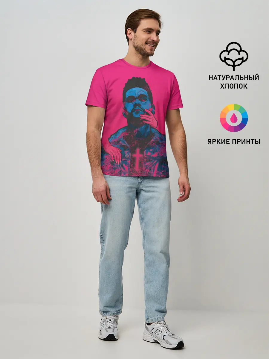 Мужская базовая футболка / The Weeknd