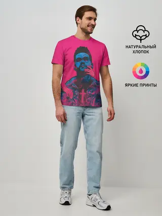 Мужская базовая футболка / The Weeknd