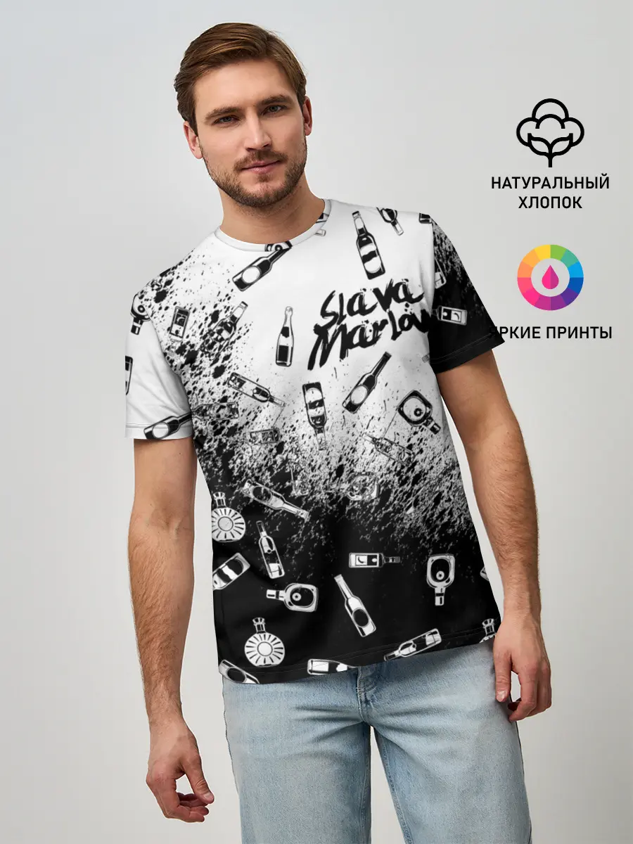 Мужская базовая футболка / SLAVA MARLOW