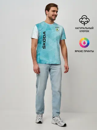 Мужская базовая футболка / SKODA