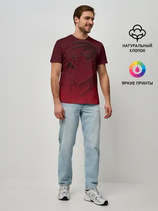 Мужская базовая футболка / Товарищ Сталин