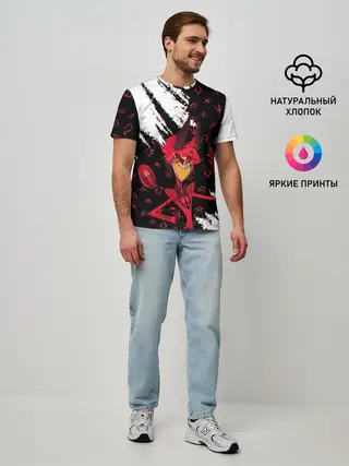 Мужская базовая футболка / ОТЕЛЬ ХАЗБИН АЛАСТОР