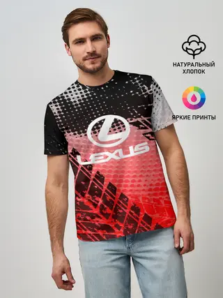 Мужская базовая футболка / Lexus sport auto motors