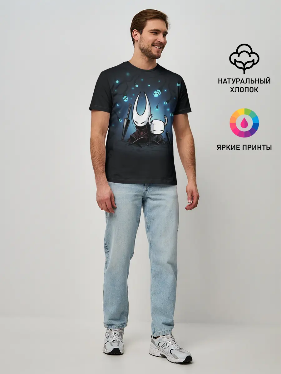 Мужская базовая футболка / Hollow Knight