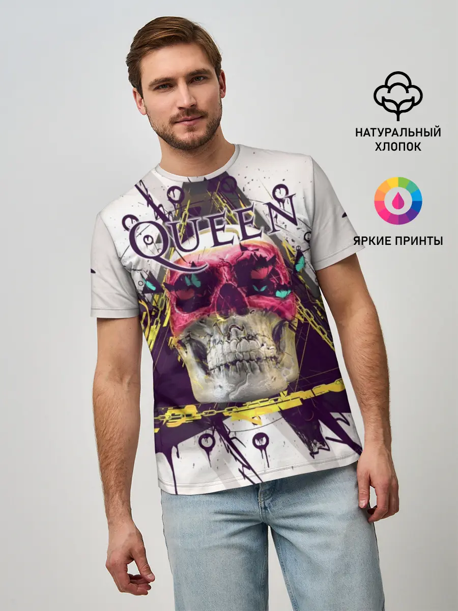 Мужская базовая футболка / Queen