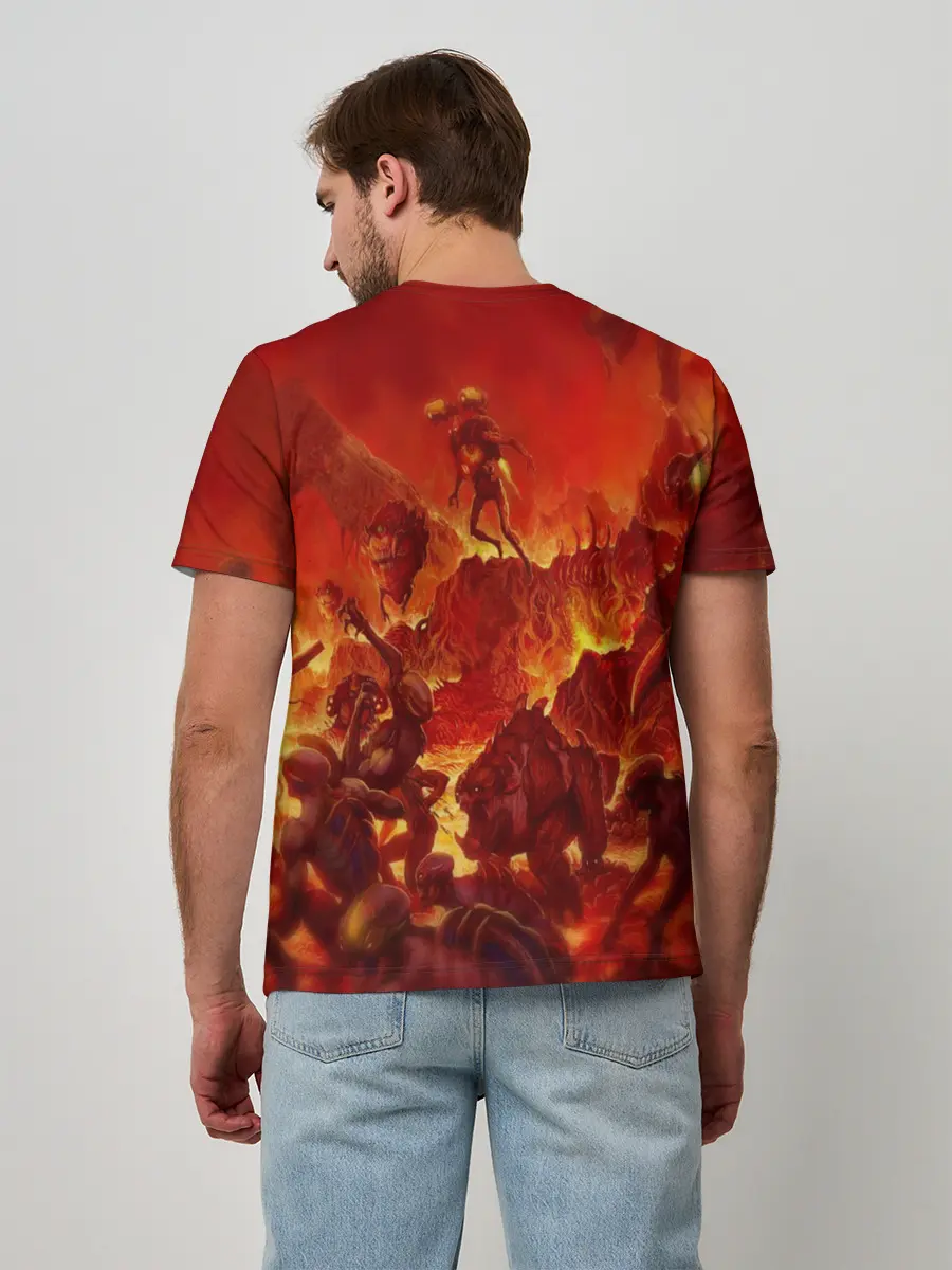 Мужская базовая футболка / DOOM