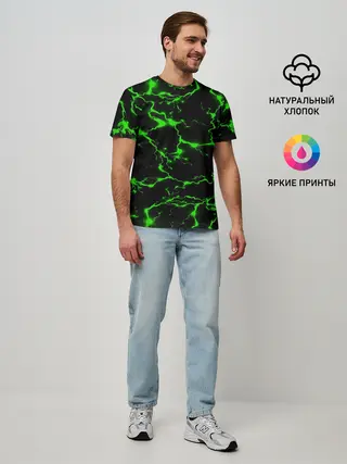 Мужская базовая футболка / Green Flash