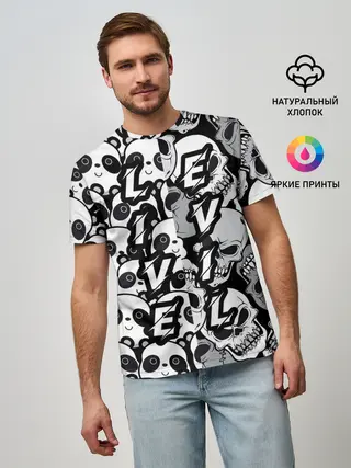 Мужская базовая футболка / LivEvil