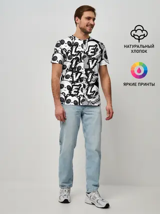 Мужская базовая футболка / LivEvil