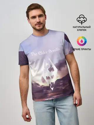 Мужская базовая футболка / THE ELDER SCROLLS