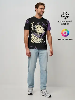 Мужская базовая футболка / Demon Slayer: Kimetsu no Yaiba