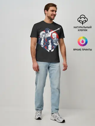 Мужская базовая футболка / Рамонс в сборе